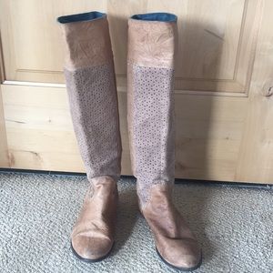 BC tall leather and suede boots!